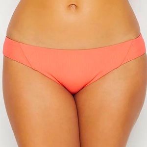 NWT BECCA ribbed fabric bikini bottoms